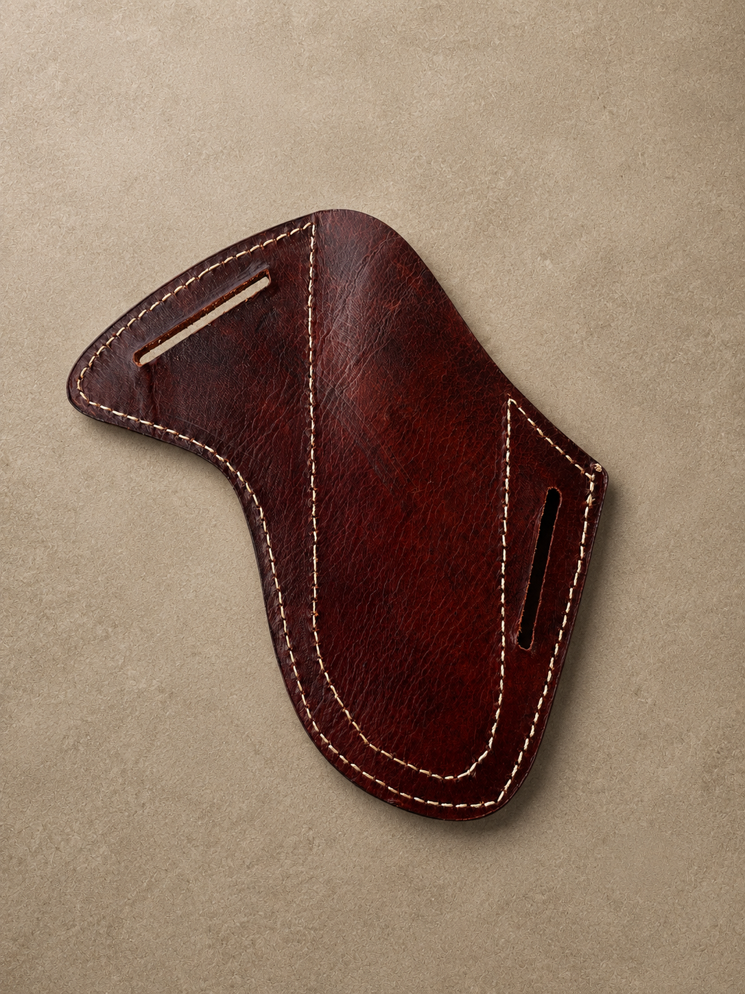Handmade Genuine Leather Fixed Blade Knife Sheath – 7 Inch Universal Belt Sheath Weave
