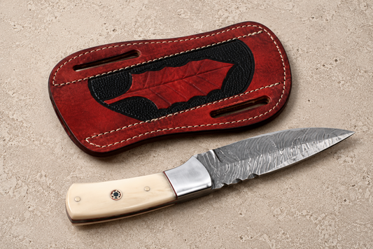 Saddleback Leather Pancake Sheath – Hand Engraved Belt Carry Sheath