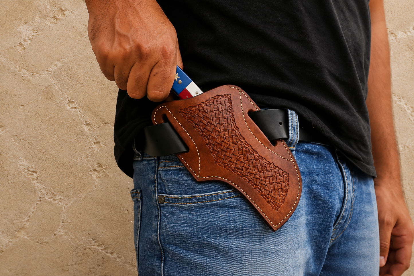 Heritage Leather Sheath – Handmade Genuine Leather Fixed Blade Cover