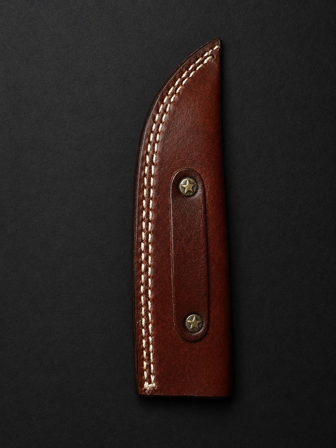 Custom Handmade Leather Horizontal Knife Sheath – Hand Engraved Universal Holder (8 Inch)
