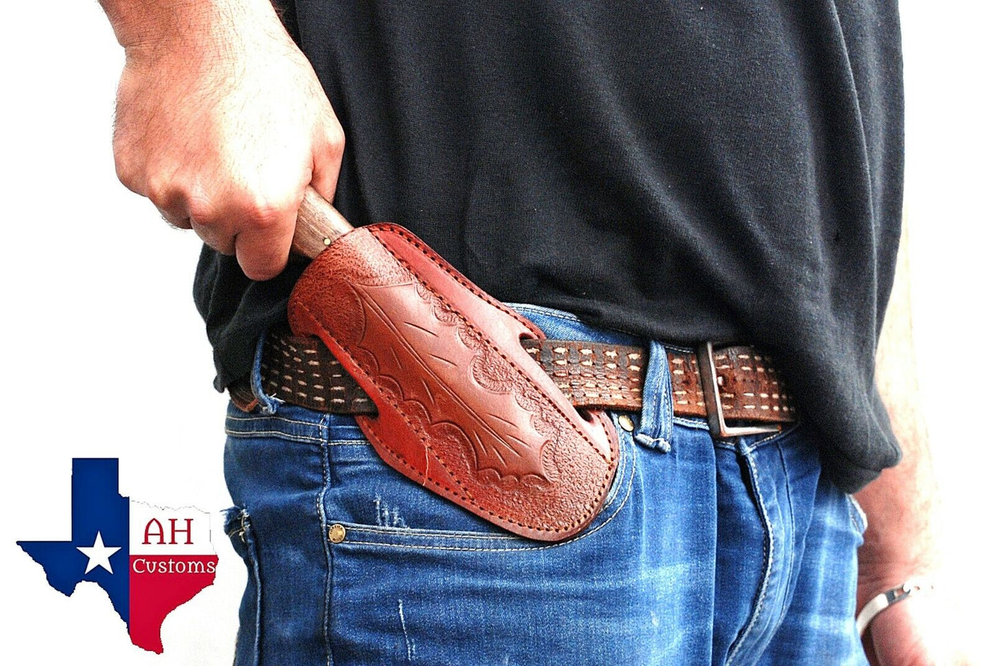 Hand Made Pure Leather Sheath Hand Engraved Everyday Carry Anniversary Gift For Him Groomsmen Gift For Fixed Blade Knife