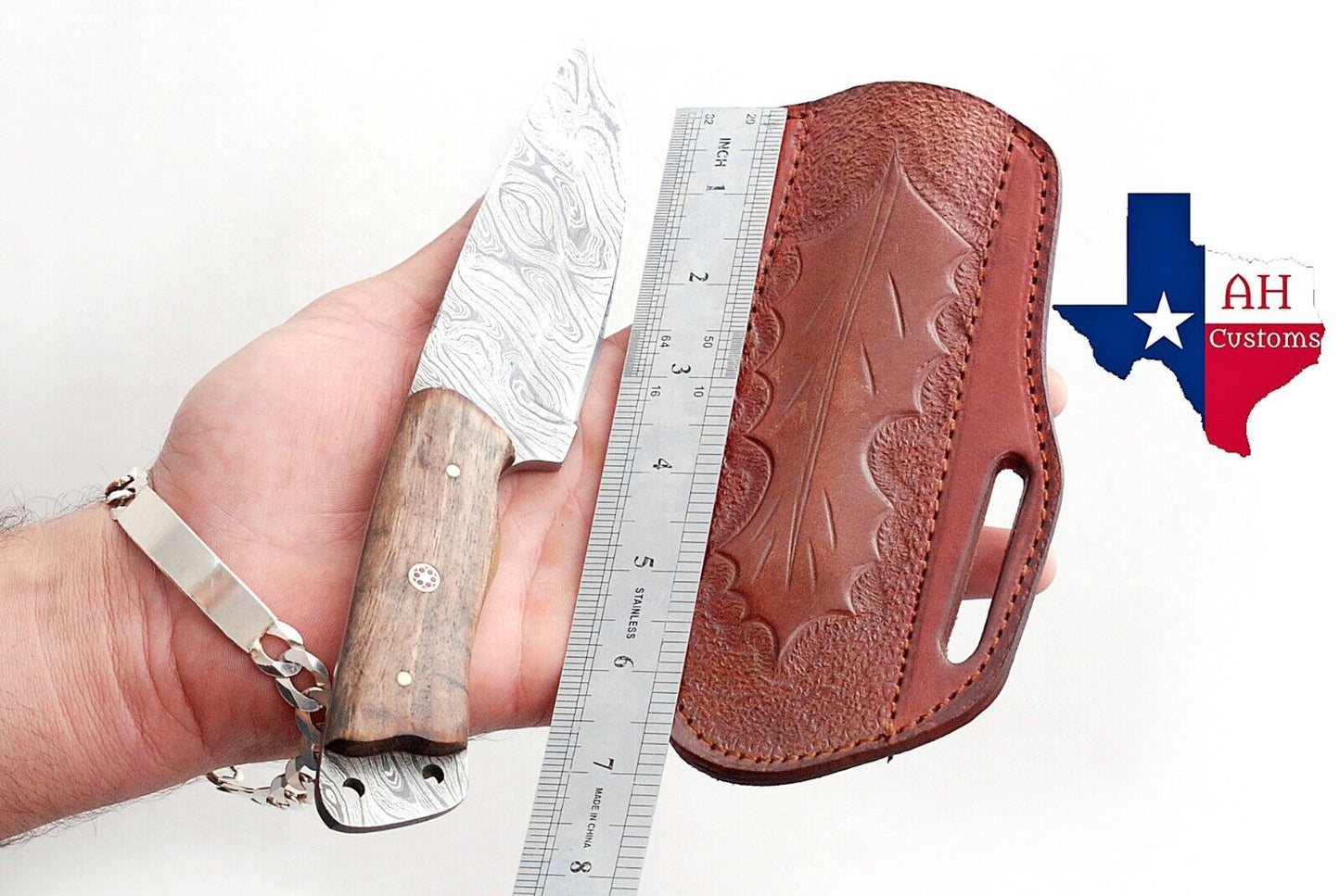 Hand Made Pure Leather Sheath Hand Engraved Everyday Carry Anniversary Gift For Him Groomsmen Gift For Fixed Blade Knife