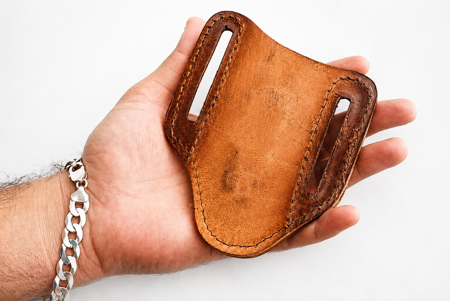 Hand Made Pure Leather Sheath Hand Engraved Everyday Carry Anniversary Gift For Him Groomsmen Gift For Folding Knife Pocket Knife