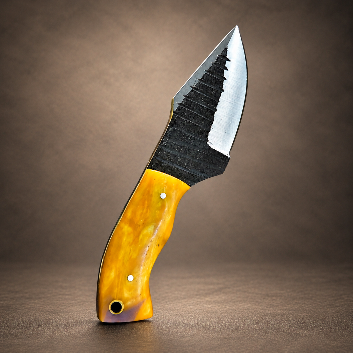 Hand Forged 1095 High Carbon Steel Knife – 3-Inch Blade with Sheath