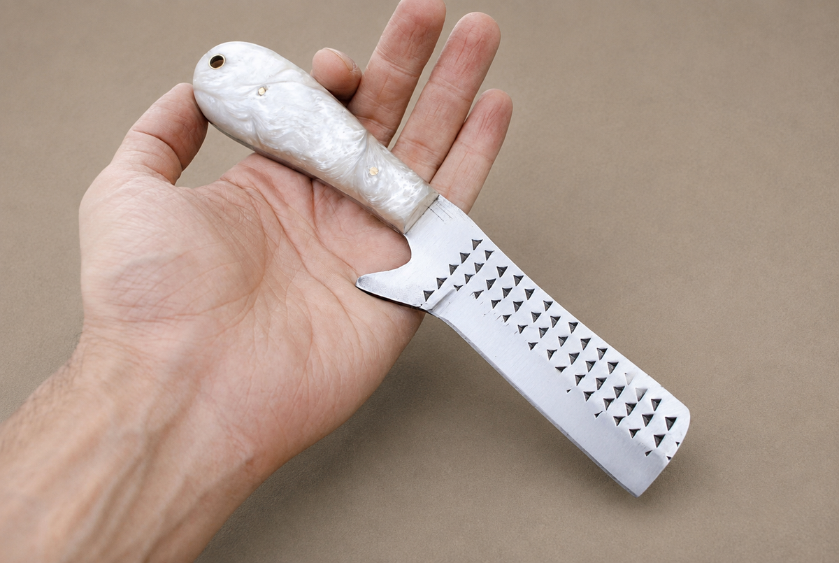 Handmade Horse File Steel Knife with Cross Leather Sheath – Forged Outdoor & Collector Blade
