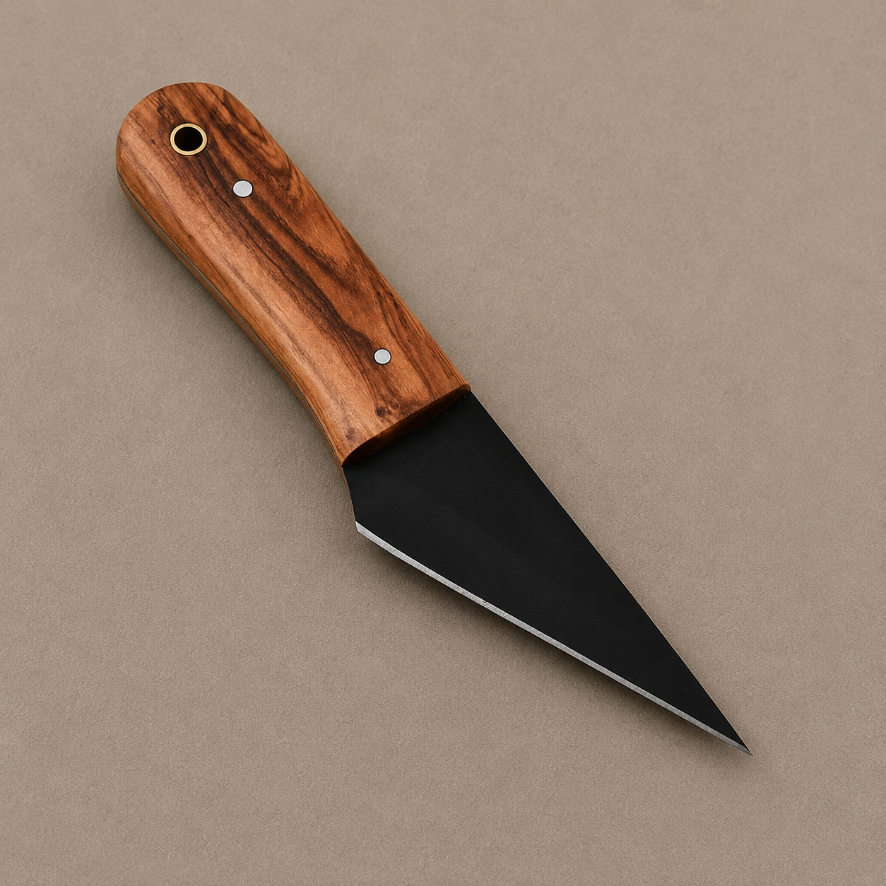 Handmade D2 Steel Kiri dashi Knife with Wood Handle