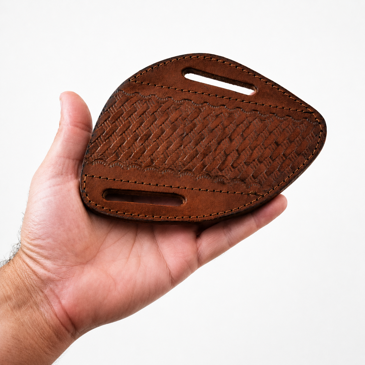 Handmade Genuine Leather Utility Knife Sheath – Universal EDC Cover for Folding & Fixed Blade Tools