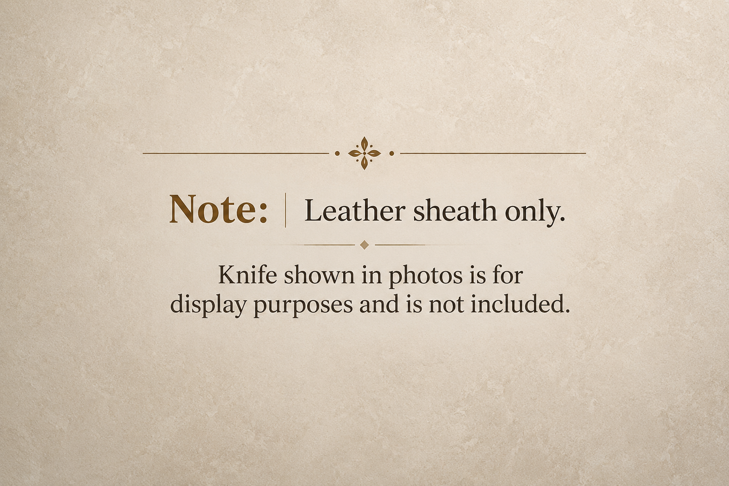 Heritage Leather Sheath – Handmade Genuine Leather Fixed Blade Cover