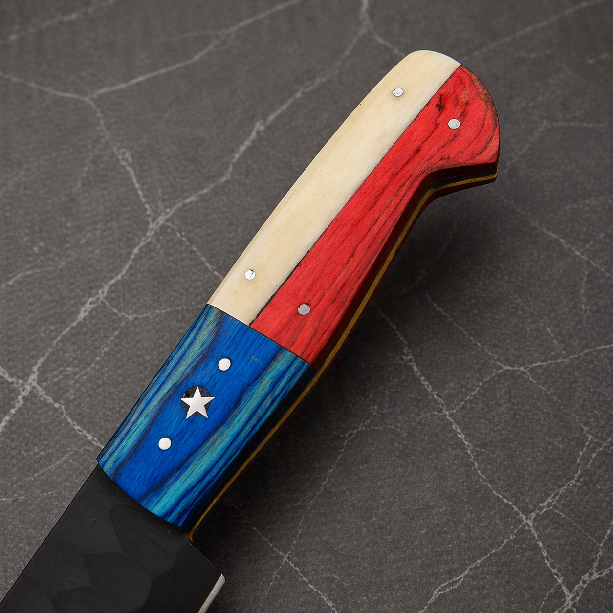 15” Premium Hand-Forged D2 Steel Brisket Chef Knife – Diamond Pattern Blade | Wooden Handle