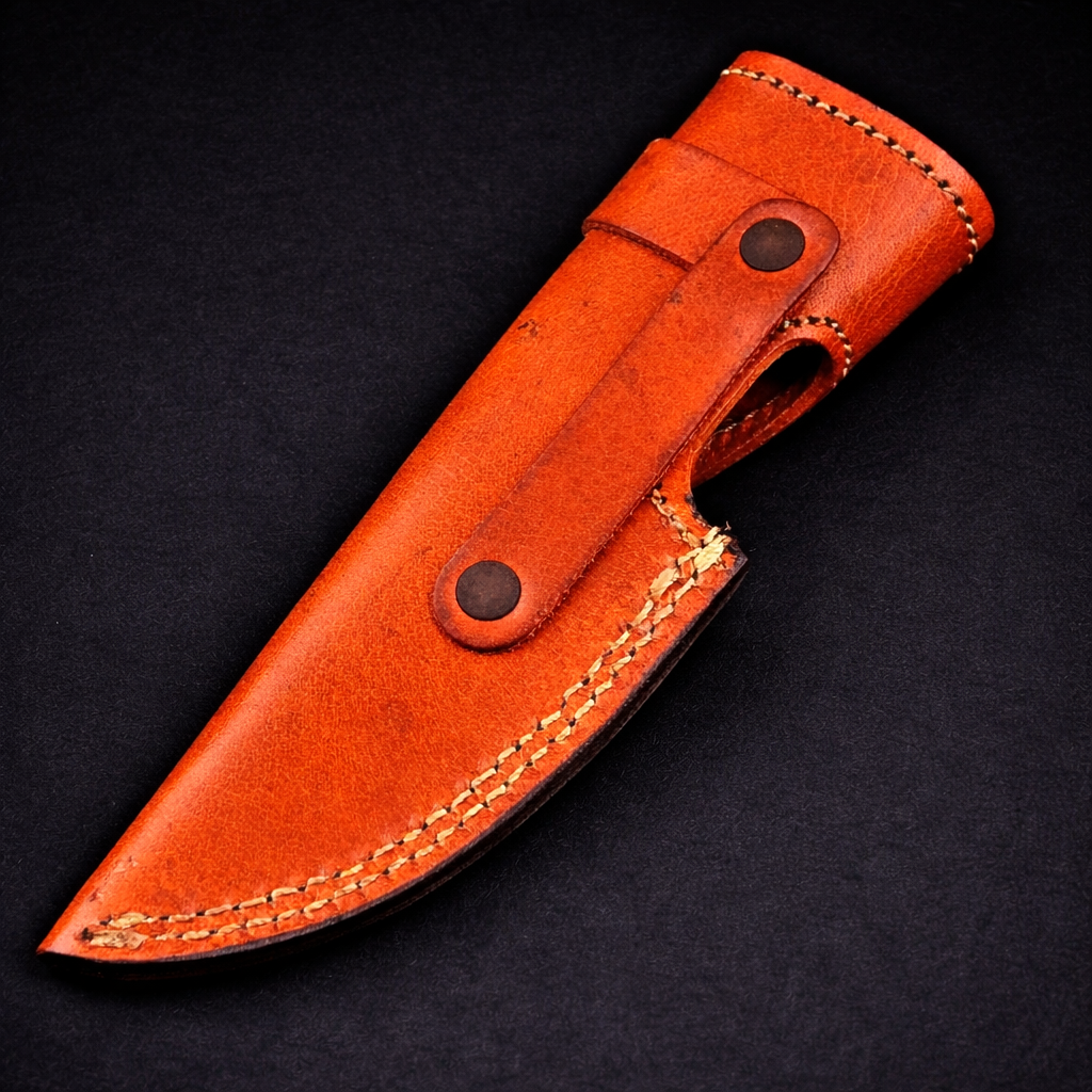 Custom Handmade Cow Leather Sheath Cover for Fixed Blade Knife – 7.5 Inch Universal Holder