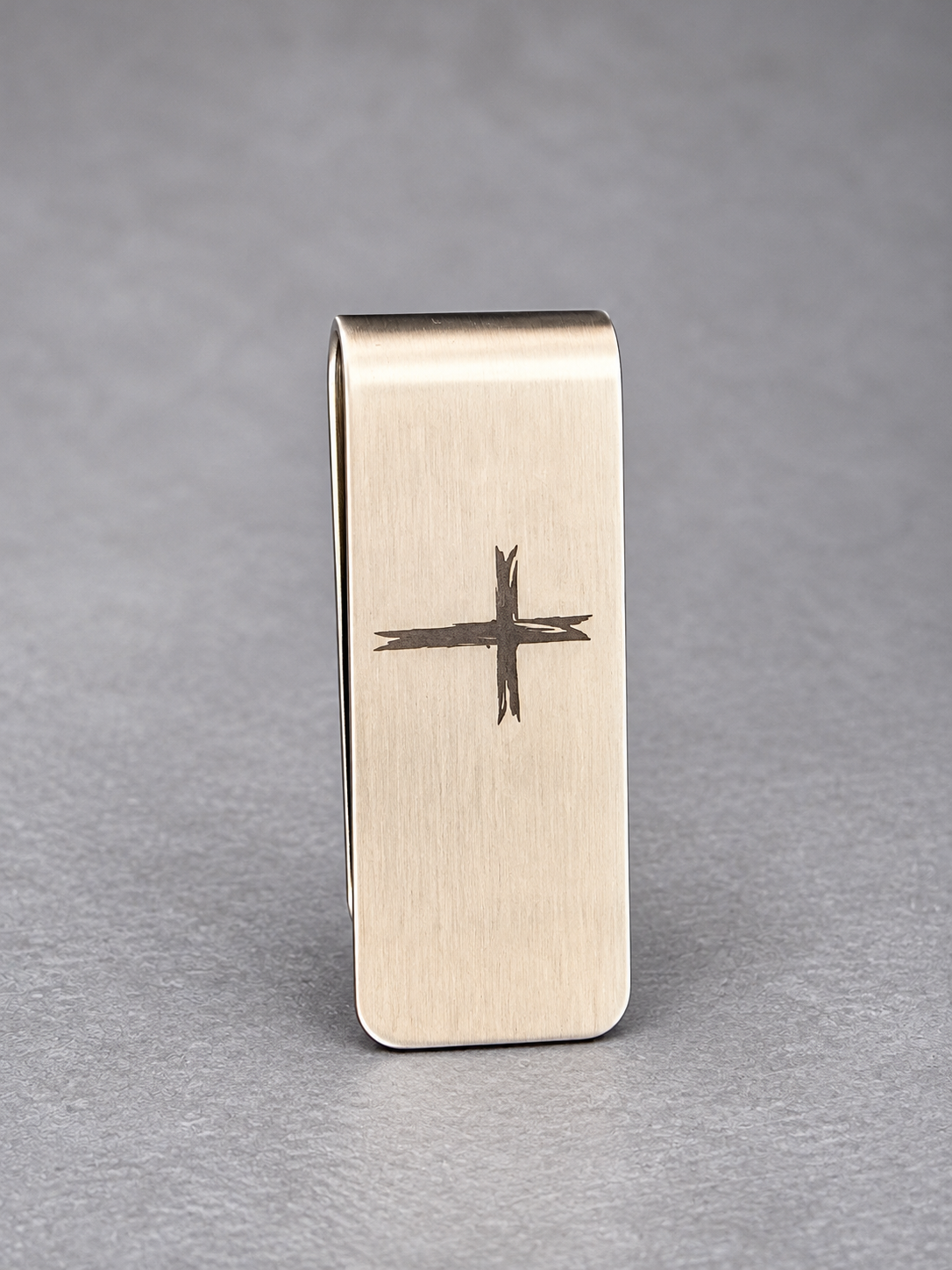 5-Pack Stainless Steel Christian Money Clips – Cross Designs & Bible Verses