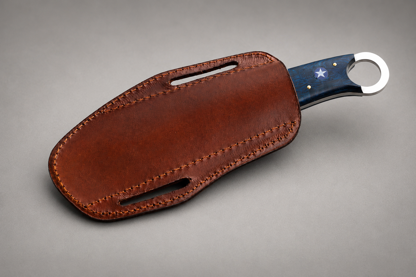 Handmade Leather Knife Sheath – Hand Engraved Fixed Blade Knife 7 Inch Universal Cover