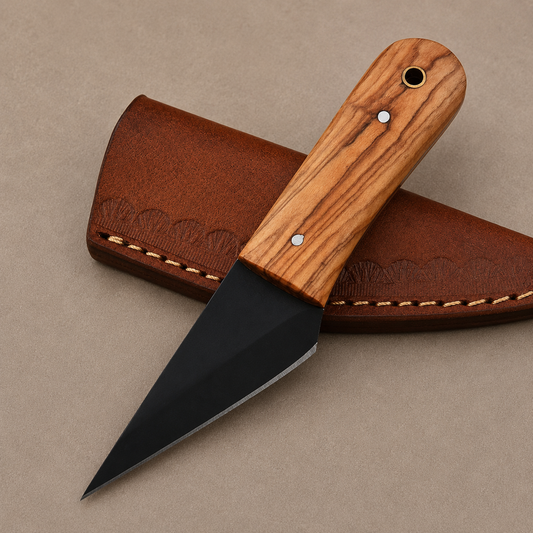 Handmade D2 Steel Kiri dashi Knife with Wood Handle
