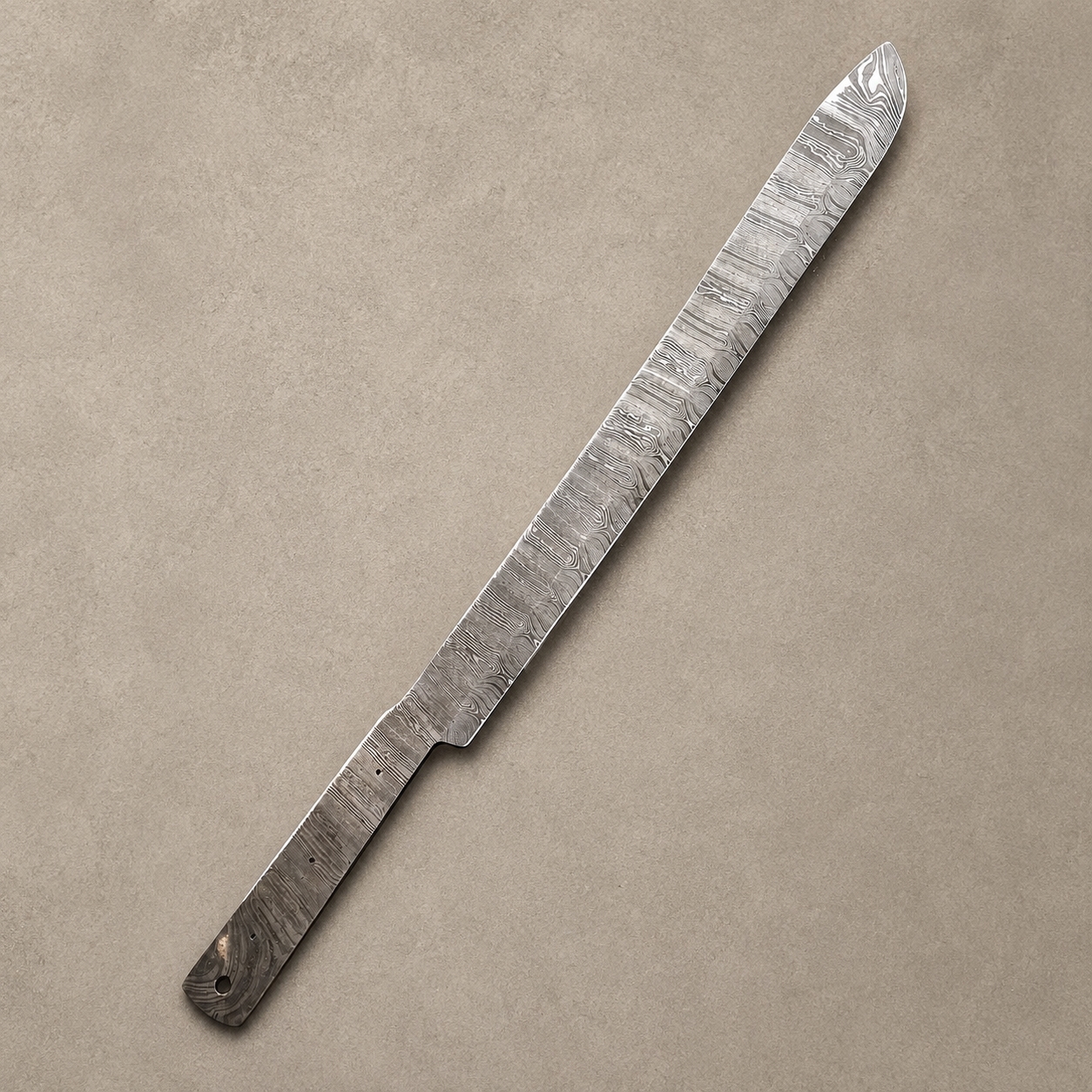 Master Forge Damascus Blade Blank – 512 Layer Hand Forged Steel Butcher & Brisket Chef Knife Blank
