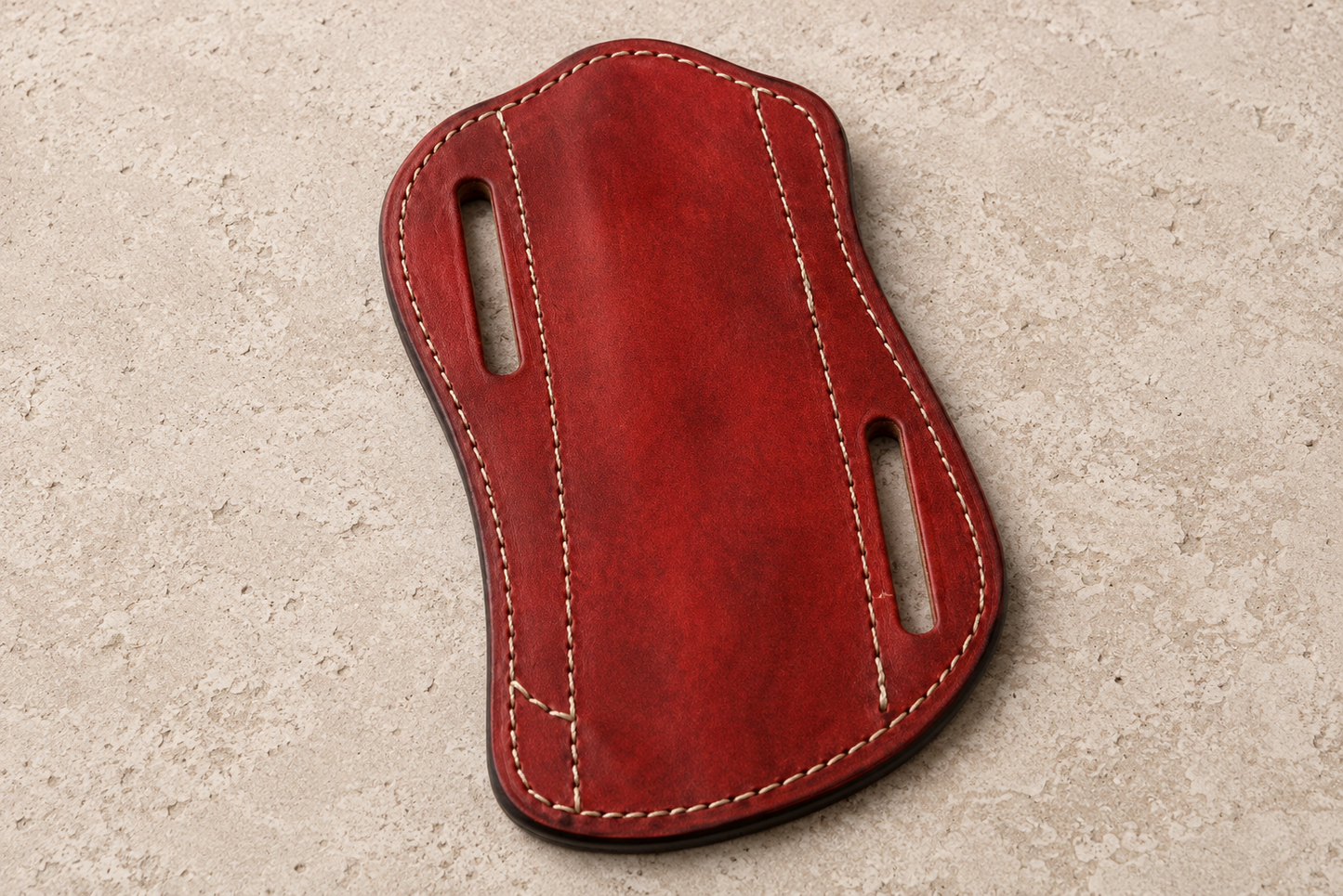 Saddleback Leather Pancake Sheath – Hand Engraved Belt Carry Sheath