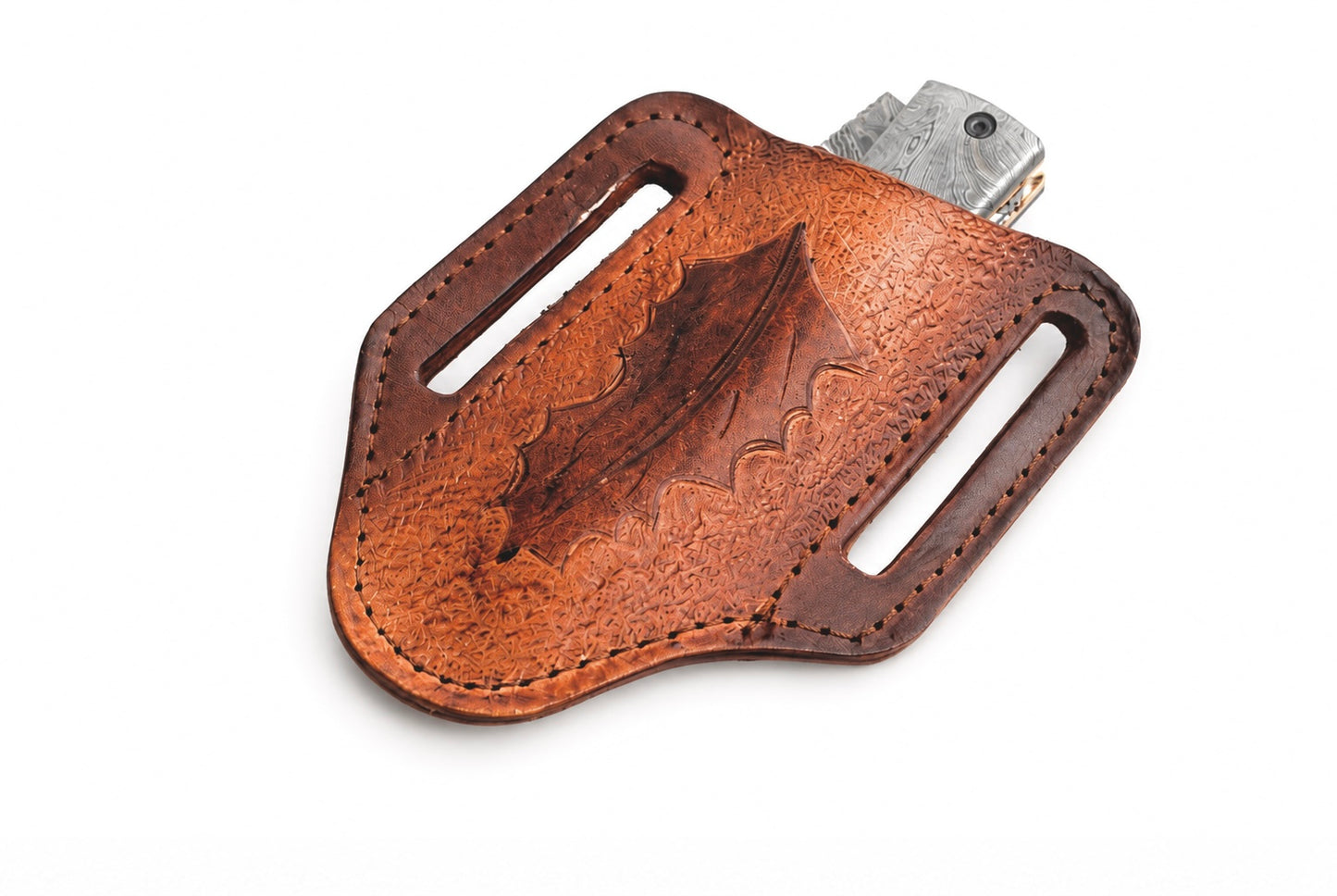 Hand Made Pure Leather Sheath Hand Engraved Everyday Carry Anniversary Gift For Him Groomsmen Gift For Folding Knife Pocket Knife