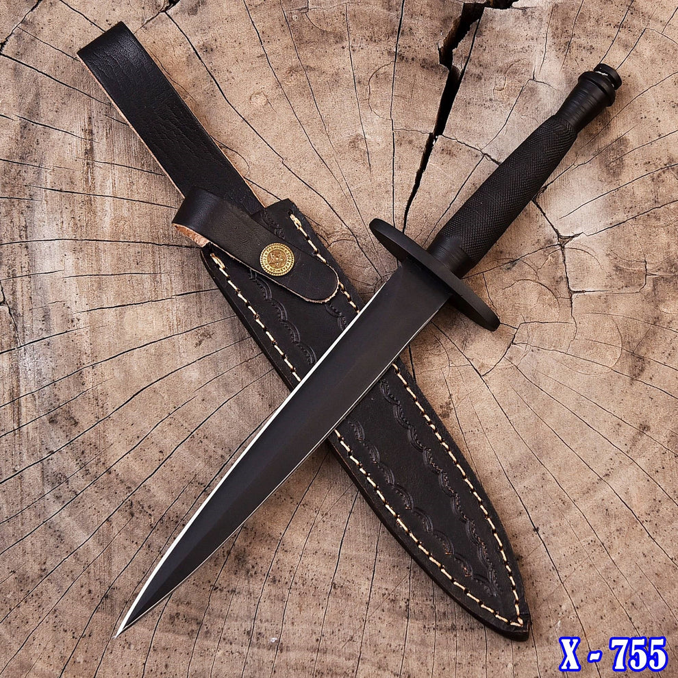 V-42 ww2 stiletto us army dagger knife spike fixed blade dual edge full tang
