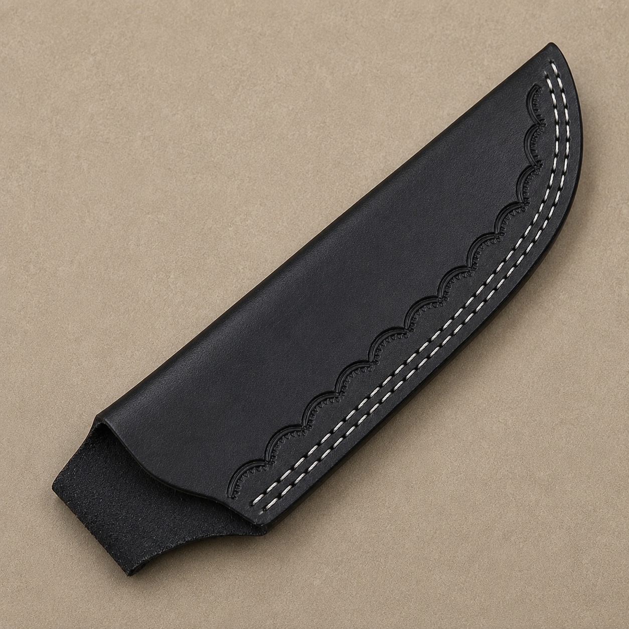 Handmade Genuine Cow Leather Fixed Blade Sheath – Universal 9" Leather Knife Sheath