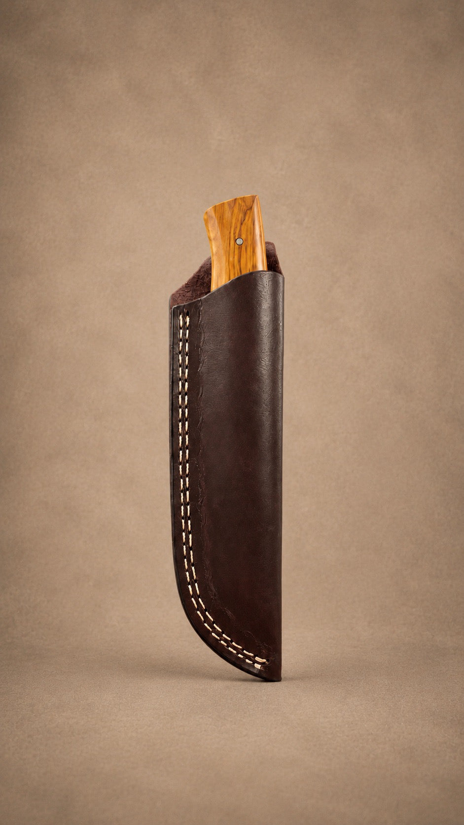 Handmade Genuine Cow Leather Fixed Blade Sheath – Universal 9" Leather Knife Sheath