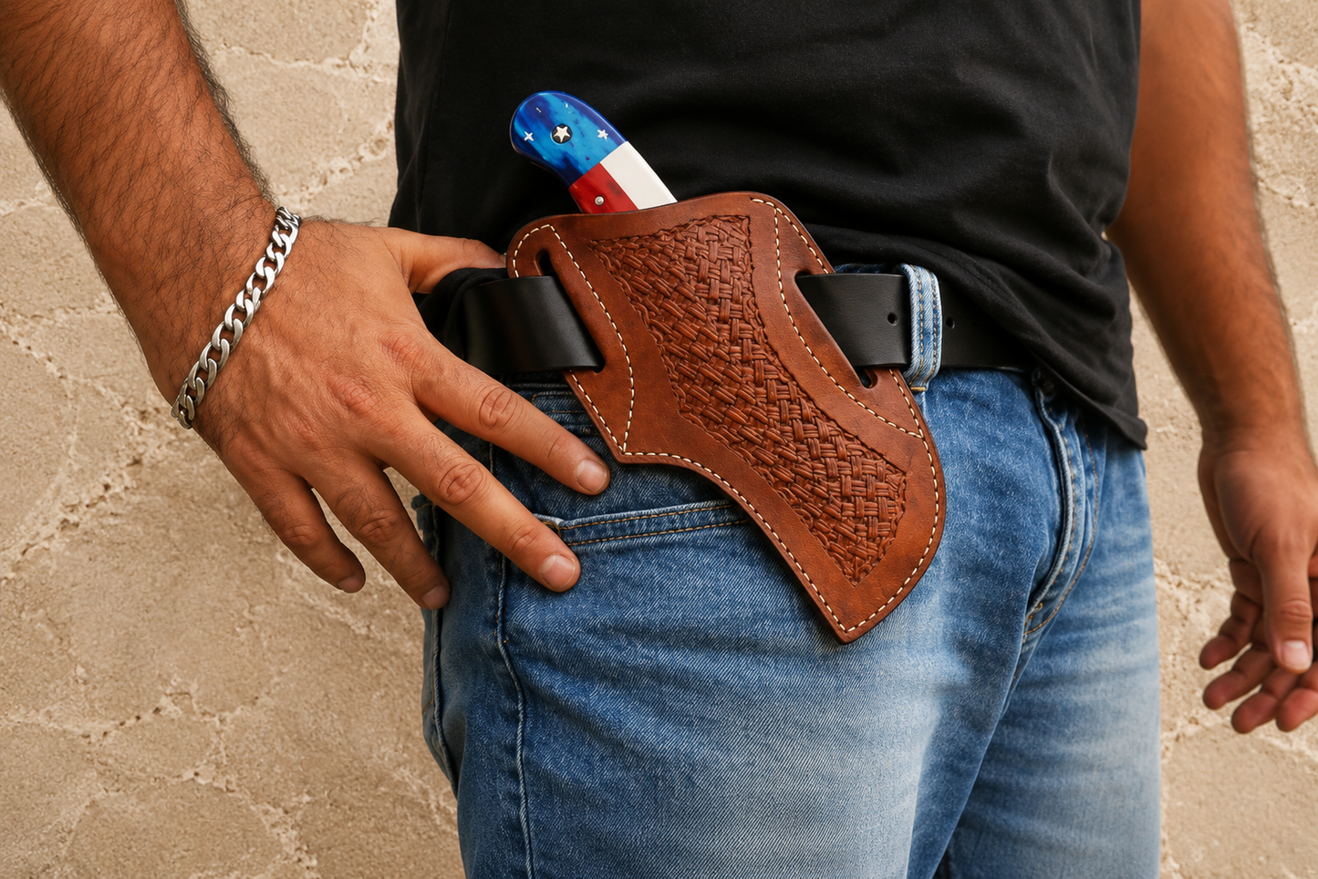 Heritage Leather Sheath – Handmade Genuine Leather Fixed Blade Cover