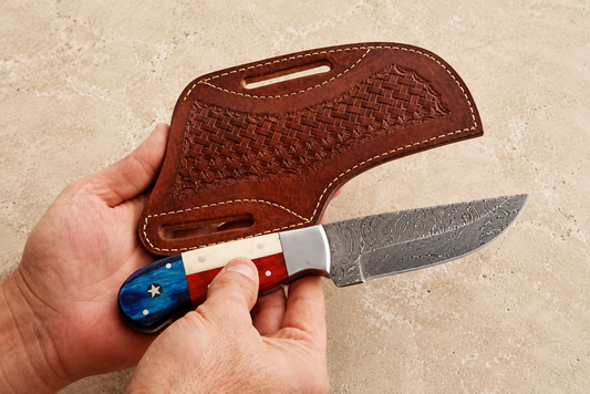 Heritage Leather Sheath – Handmade Genuine Leather Fixed Blade Cover
