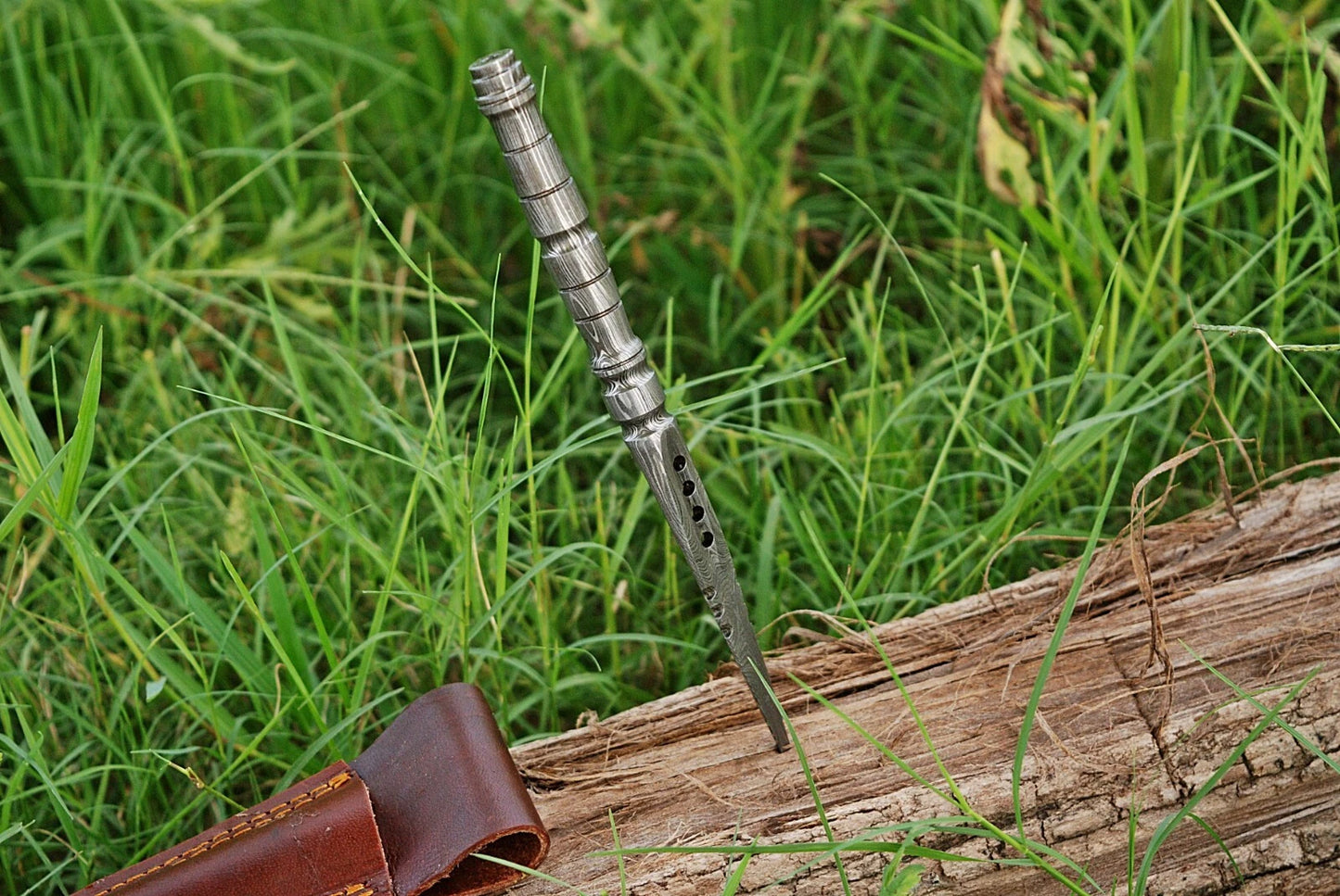 HAND FORGED DAMASCUS STEEL DAGGER KRIS BLADE BOOT KNIFE THROWING KNIFE