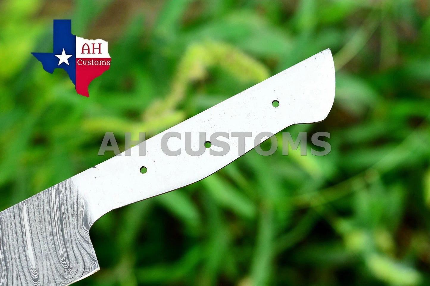 HAND FORGED BLANK BLADE DAMASCUS CHEF KNIFE MAKE YOUR OWN HANDLE