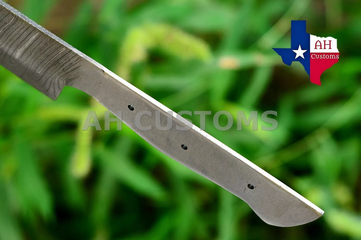 HAND FORGED BLANK BLADE DAMASCUS CHEF KNIFE MAKE YOUR OWN HANDLE