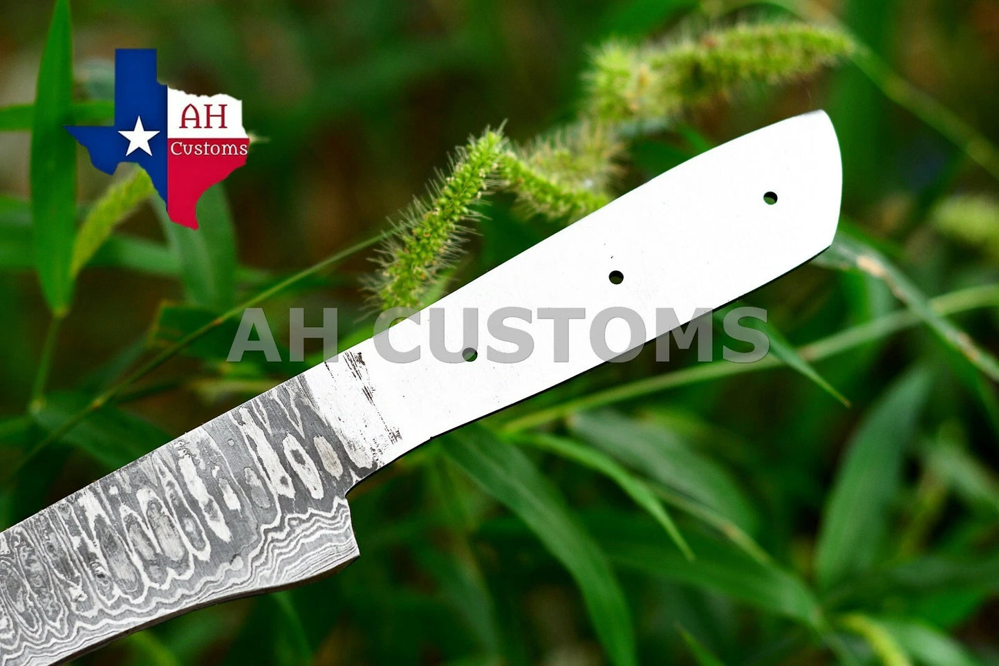 HAND FORGED BLANK BLADE DAMASCUS FILLET CHEF KNIFE MAKE YOUR OWN HANDLE