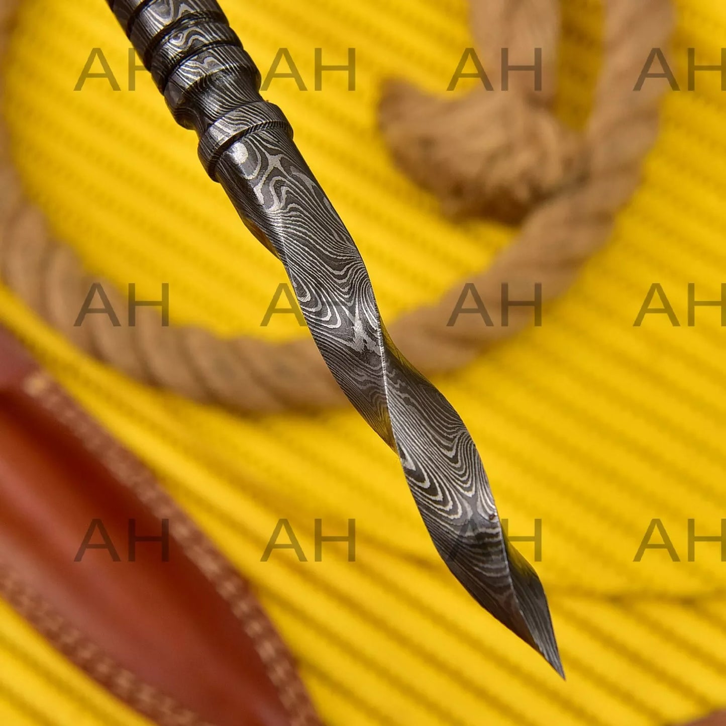 HAND FORGED DAMASCUS STEEL DAGGER KRIS BLADE BOOT KNIFE THROWING KNIFE
