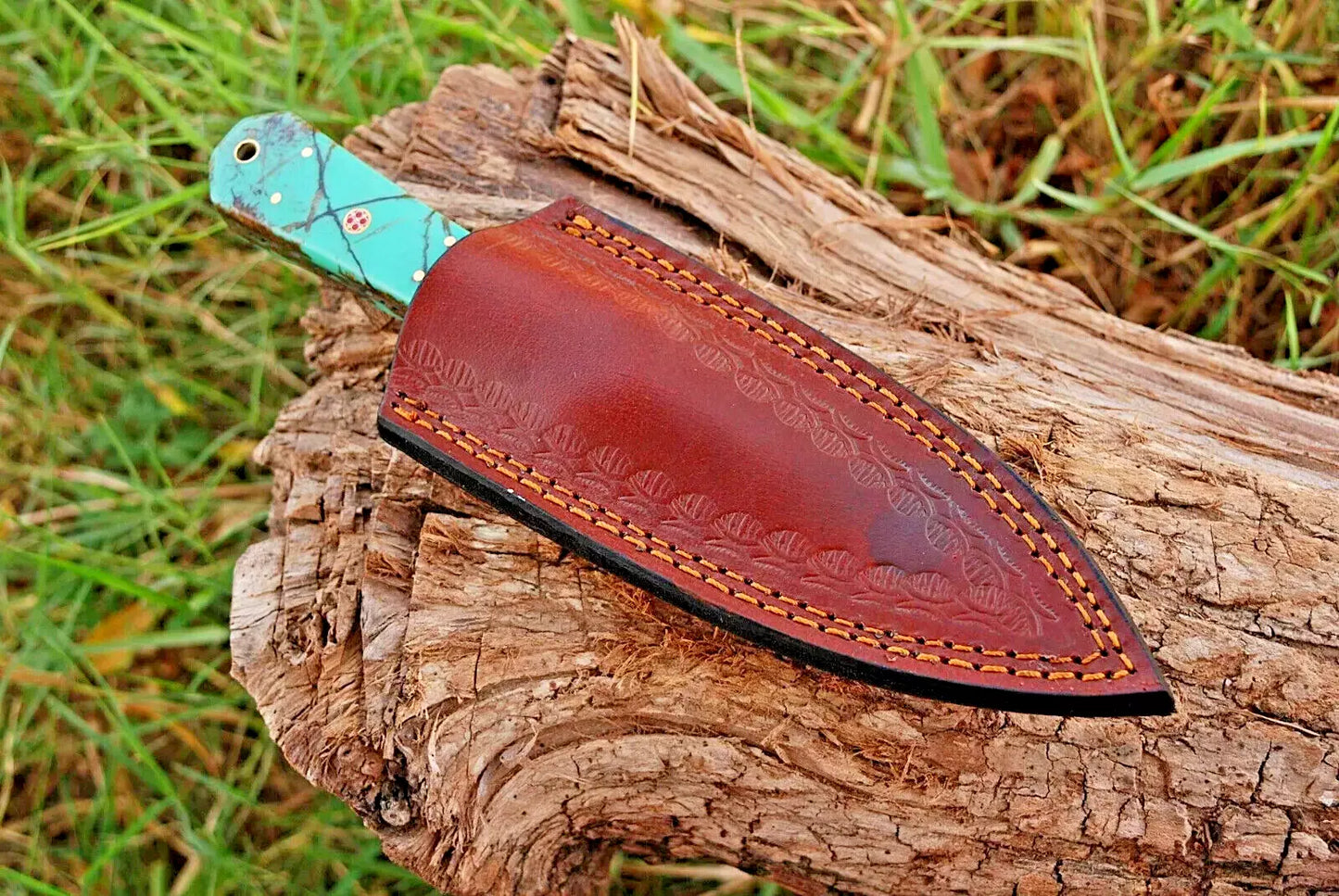 CUSTOM HANDMADE FORGED DAMASCUS STEEL BOOT KNIFE THROWING KNIFE DAGGER