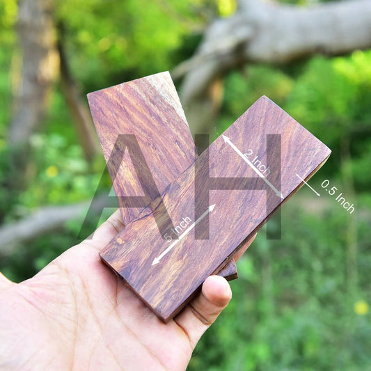 DRAKE BROWN WOOD CUSTOM COMPOSITE KNIFE HANDLE MATERIAL BLANK SCALES