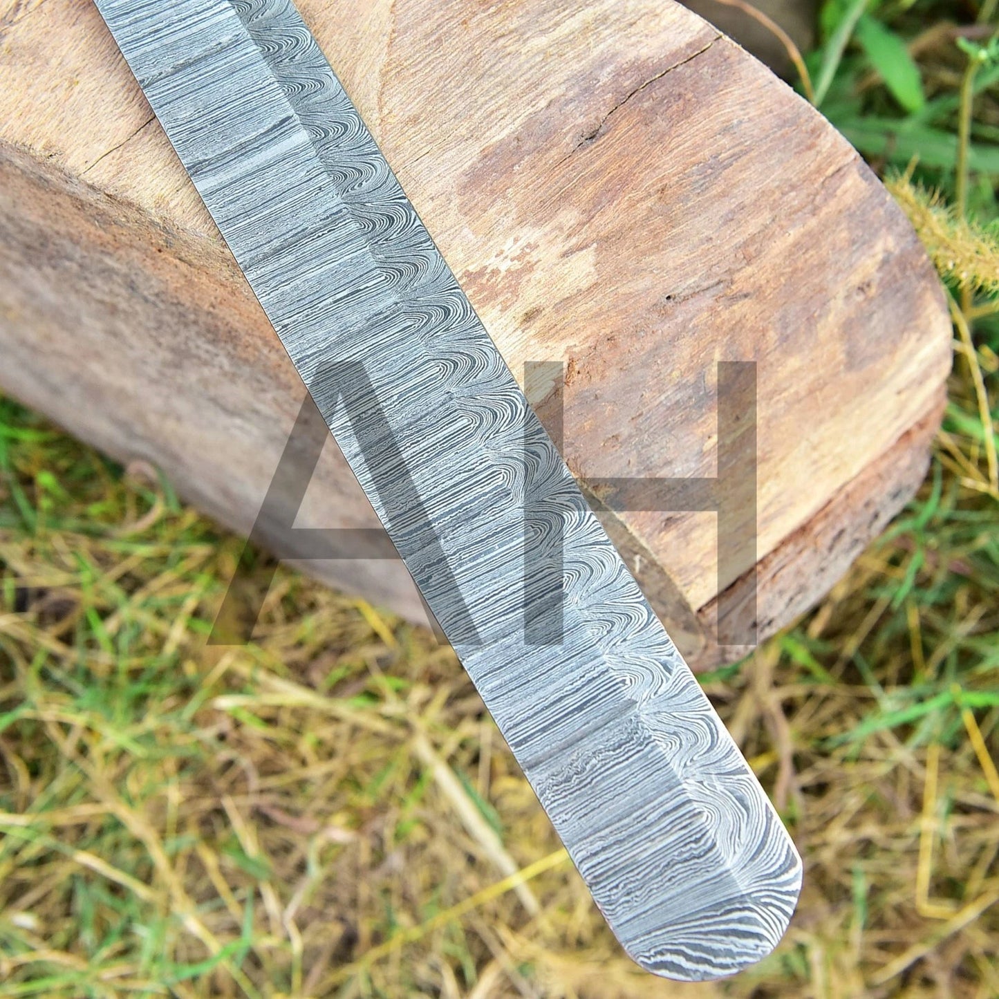 15"Inch Damascus Steel Brisket Knife / Ham Knife /Carving Knife"&TEXAS FLAG