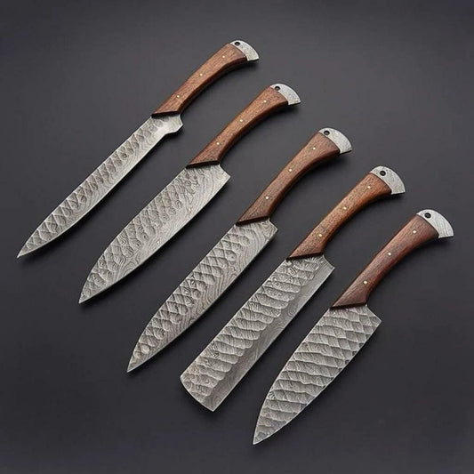 CUSTOM HANDMADE FORGED CARBON STEEL CHEF KNIFE KITCHEN KNIVES