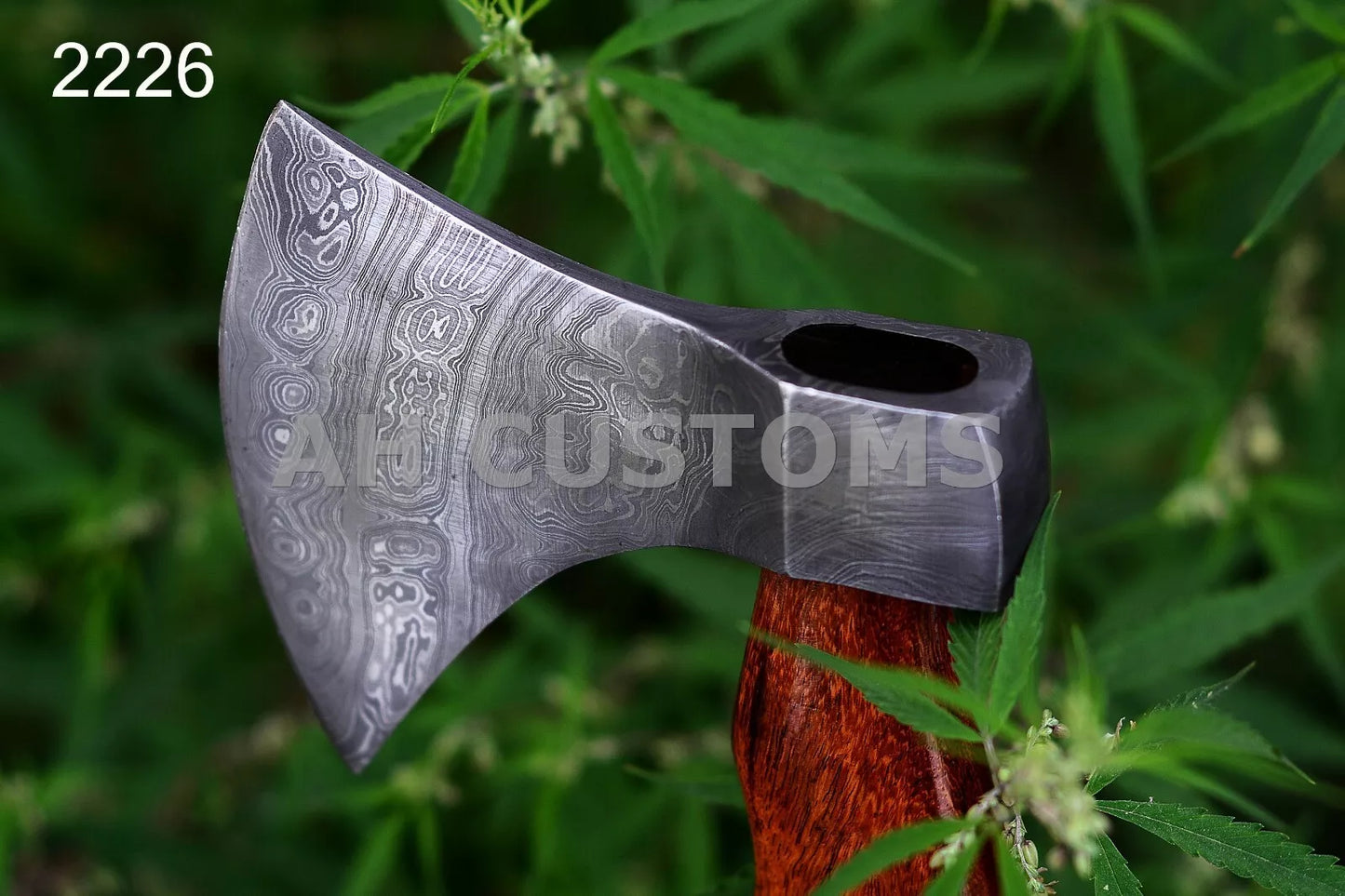HANDMADE FORGED DAMASCUS STEEL TOMAHAWK, HATCHET, AXE ,INTEGRAL