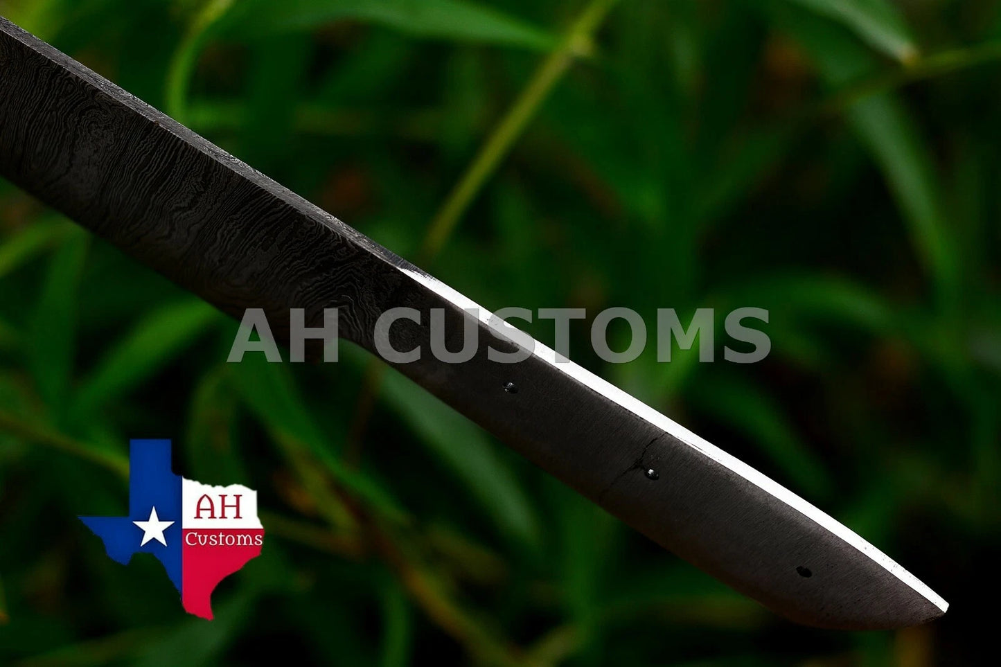 HAND FORGED BLANK BLADE DAMASCUS CHEF KNIFE MAKE YOUR OWN HANDLE