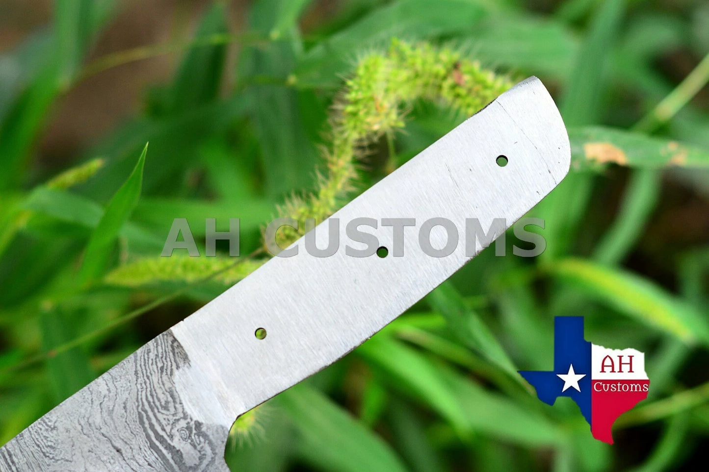 HAND FORGED BLANK BLADE DAMASCUS CHEF KNIFE MAKE YOUR OWN HANDLE