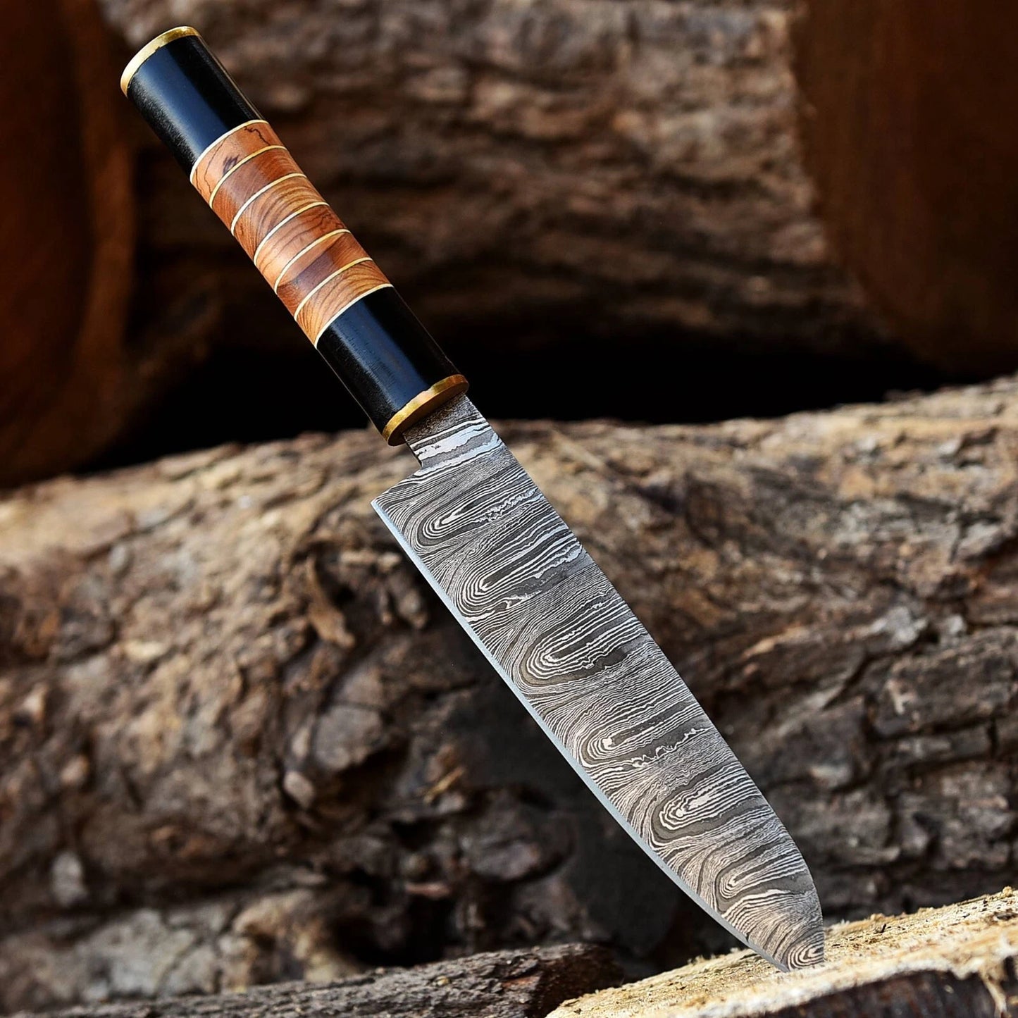 HAND MADE DAMASCUS STEEL CHEF KNIFE CHEF SET KITCHEN KNIVES etc